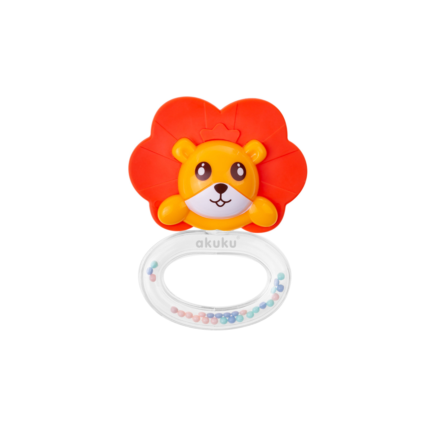 Rattle with teether Lion A0449