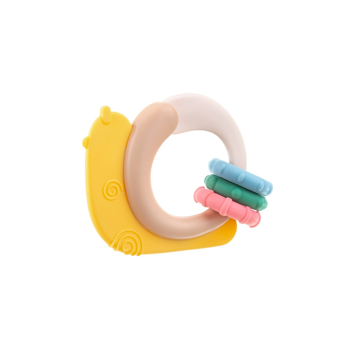 Rattle with teether snail A0541