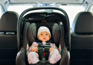 dziecko w samochodzie - pierwsza podróż z noworodkiem